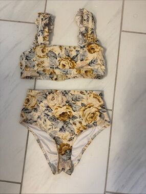Ephemera Floral High-Waist Bikini Set